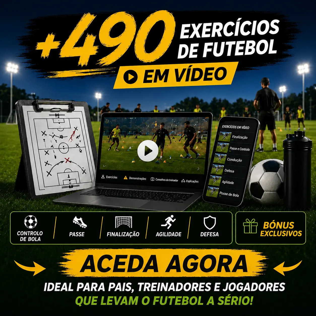 Pack de Exercícios de Futebol
